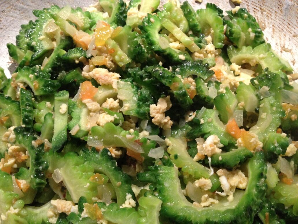 Ginisang Ampalaya with Egg