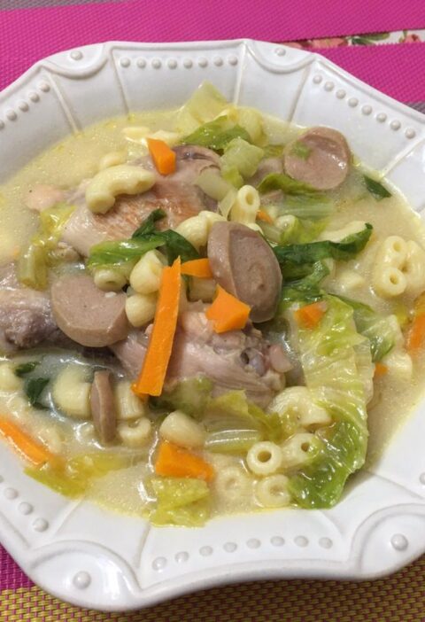Creamy Pasta and Vegetable Soup