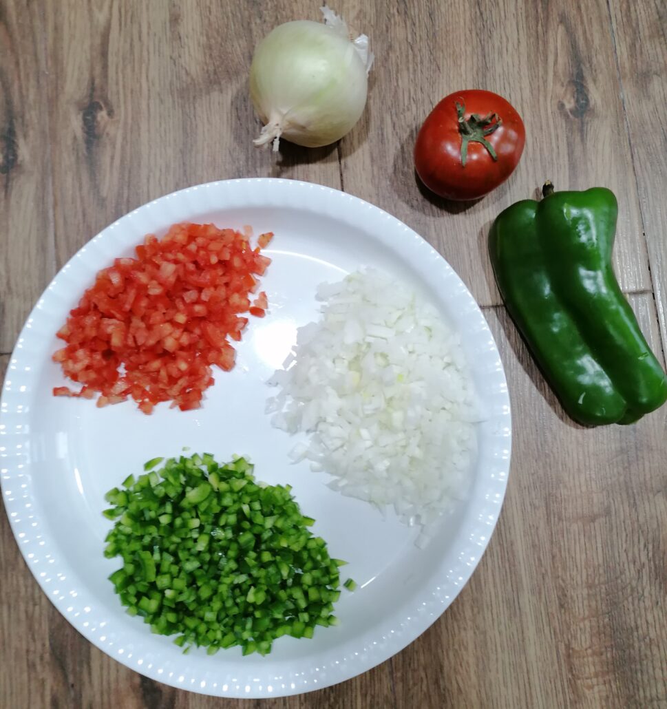 Vegetable Ingredients for Shakshukah