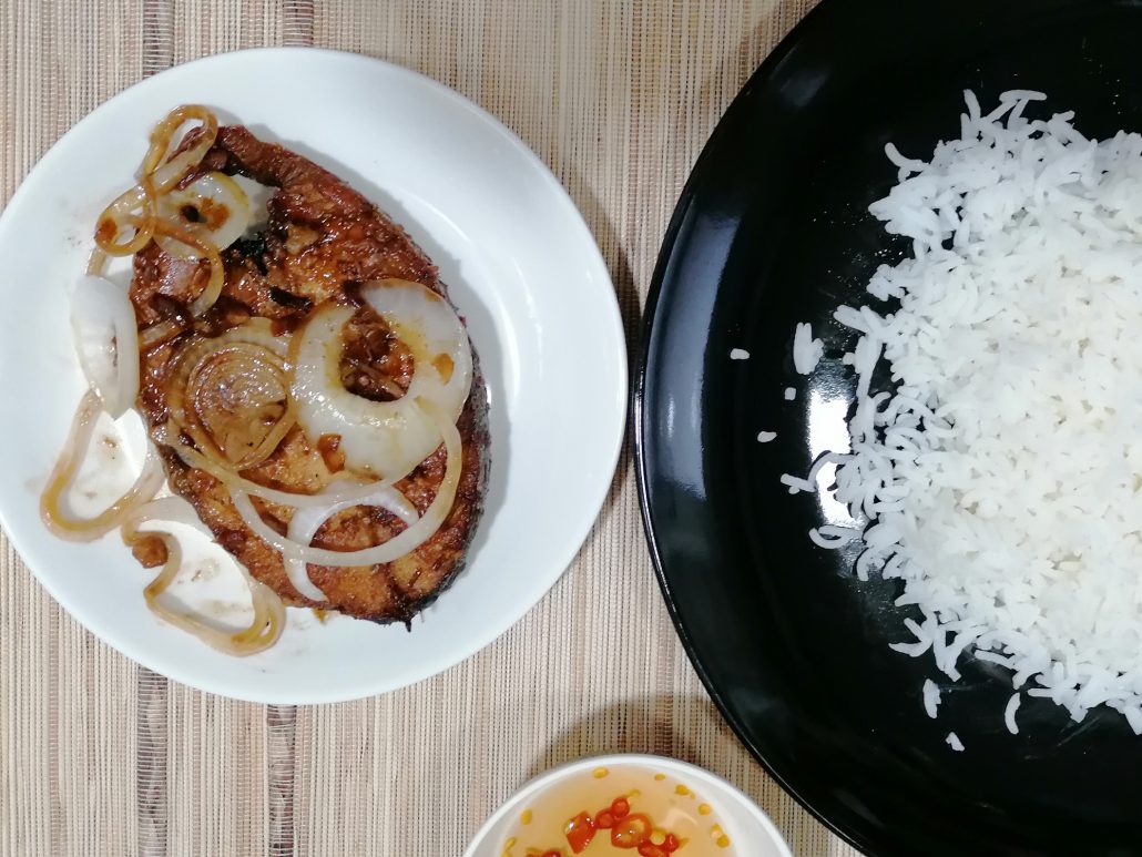 Filipino fish steak