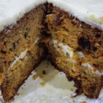 Two-layer carrot cake