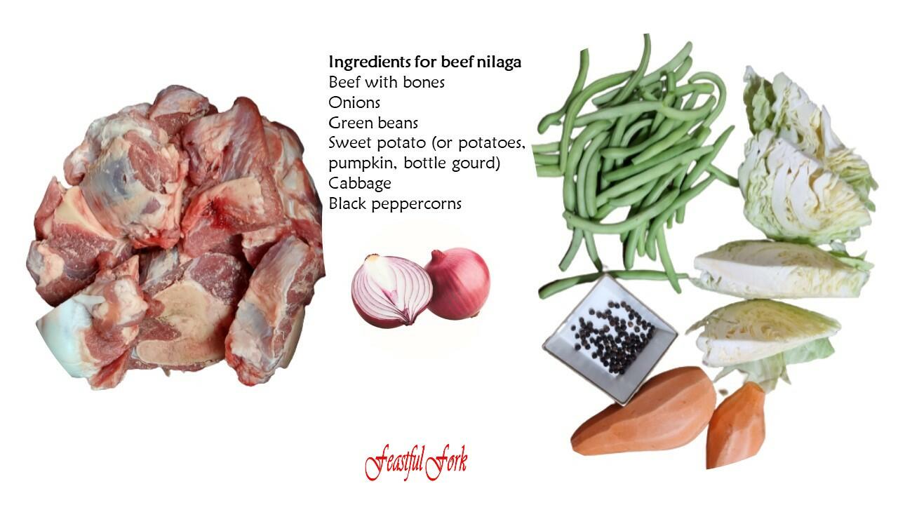 Nilaga Ingredients - Feastfulfork