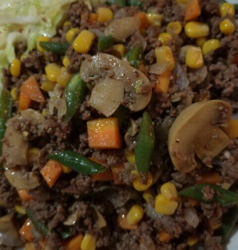 Ground Beef with Oyster Sauce