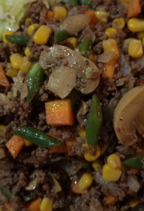 Ground Beef with Oyster Sauce