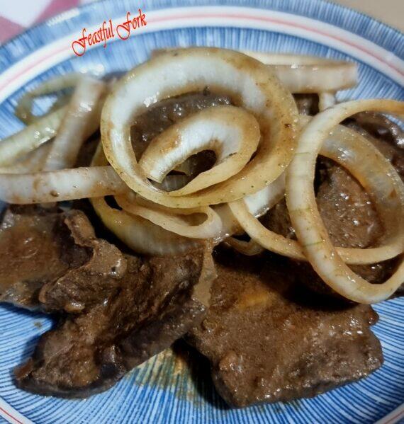 Beef Liver Steak - Filipino style