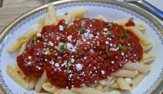 Penne Pasta in Marinara Sauce