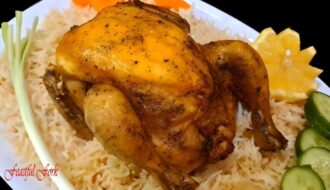 Oven-Baked Chicken and Rice