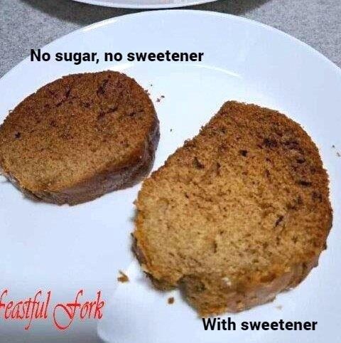 Sugarless date cakes