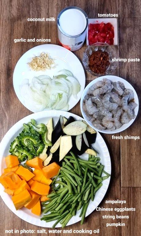 Pinabket ingredients