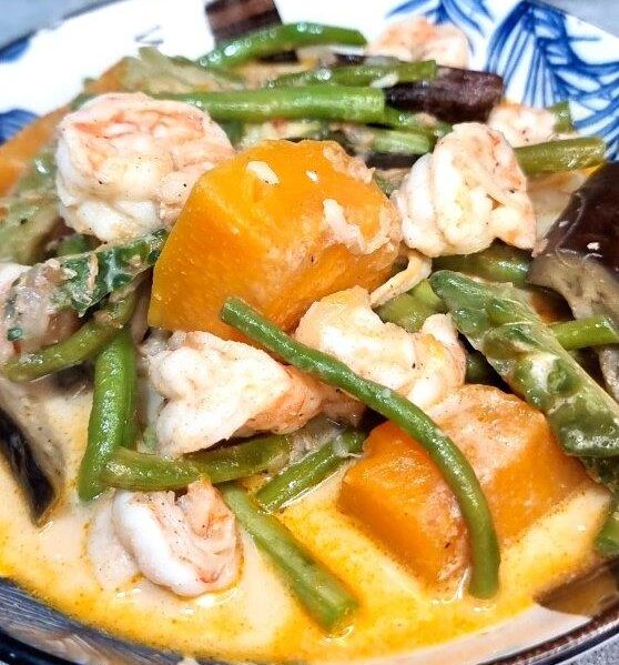 Pinakbet with coconut milk